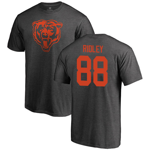 Chicago Bears Men Ash Riley Ridley One Color NFL Football #88 T Shirt->->Sports Accessory